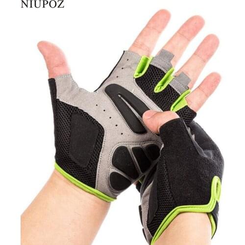 Thin Outdoor Sports Cycling Climbing Gloves Anti skid Pad Half Finger Breathable Fitness Gym Gloves For Men Women S4