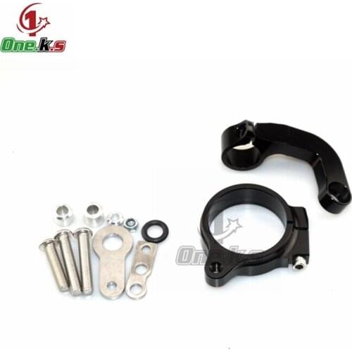 Universal Motorcycle Adjustable Steering Damper Stabilizer Mounting Bracket For BMW R1200GS/LC 2013
