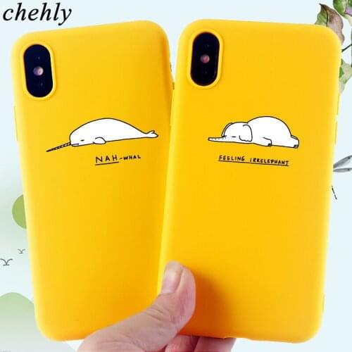 Funny Cartoon Phone Case for IPhone 6s 7 8 11 Plus Pro X XS MAX XR Fashion Cases Soft Silicone Fitted TPU Back Cover Accessories