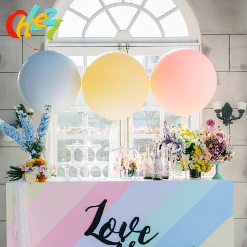 1pcs New 36inch latex Balloon Candy Macaron Color Wedding Decoration Baloons Baby Birthday Party Valentines Day Decor Balloon