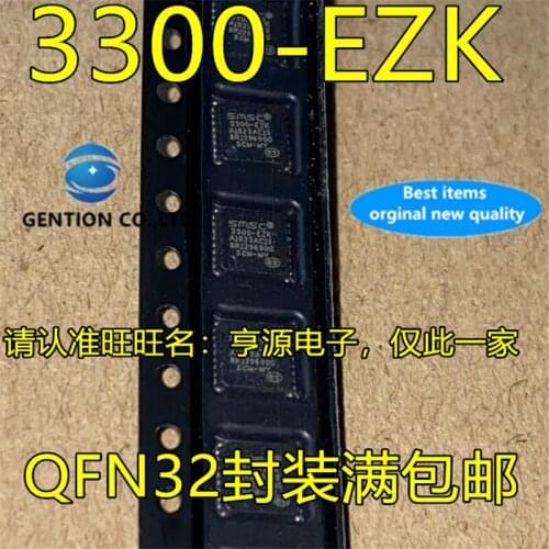 10Pcs USB3300-EZK USB3300 3300-EZK QFN USB Interface in stock 100% new and original
