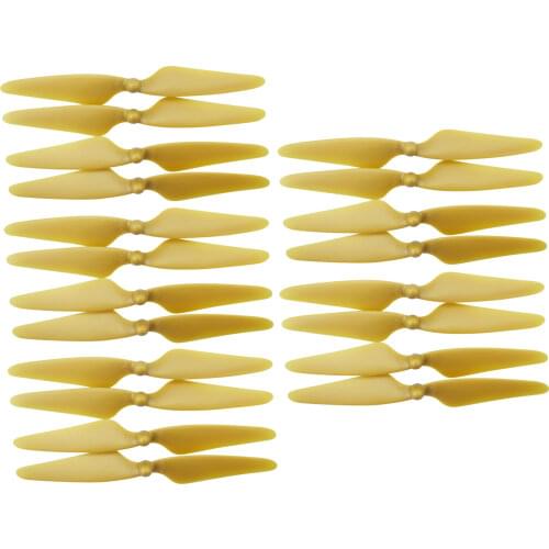 20PCS for Hubsan H501s H501A H501C H501M H501S W H501S pro MJX B3 BUGS 3 B3H BUGS 3H F17 F100 Drone Propellers Gold