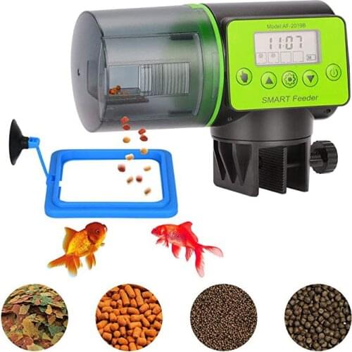 200ML Smart Automatic Fish Feeder Aquarium Fish Tank Accessories Auto Feeding Fish Timer Feeder Dispenser Aquarium