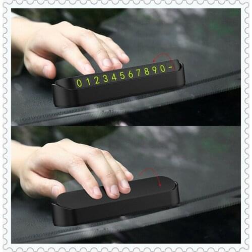 Car Styling Accessories Temporary Parking Card Phone for vw-golf VII ford-fiesta seat-Ibiza III HYUNDAI-ELANTRA