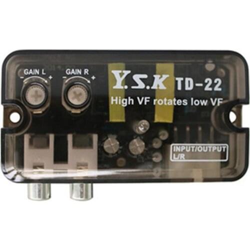 Auto Car Audio Converter 12V TD-22 RCA Stereo High To Low Adjustable Frequency Line Speaker Level Converter Adapter