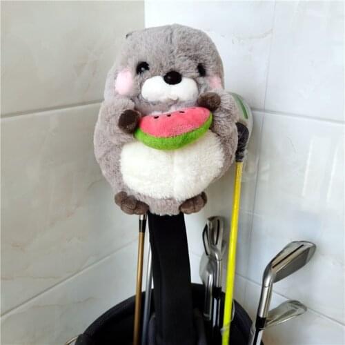 Little bear golf headcover golf club 460cc Plush Animal wood cover 4 colors CUTE GIFT