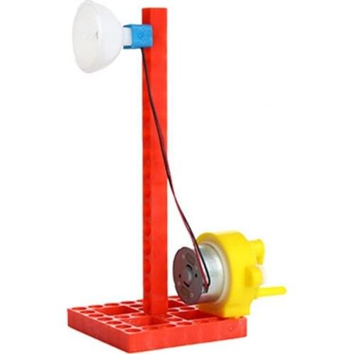 Physics Manual Generator Toy Homemade Educational Plastic Self-assembling Toy Making Materials Kit for Children