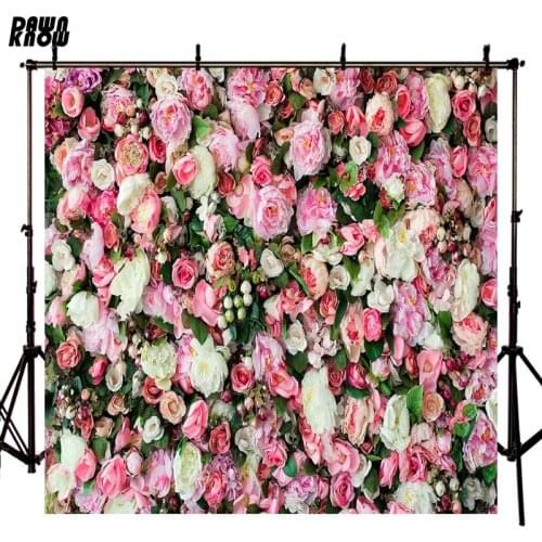 DAWNKNOW Flower Wall Photography Background Backdrop Photocall Shoot Photographer Wedding Party Family Photo Studio GY477