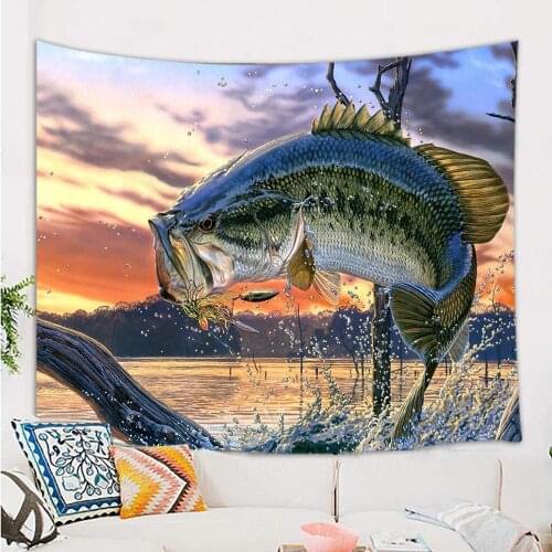 Perch With Sea In Sunrise Tapestry Wall Hanging For Bedroom Living Room Background Home Decor