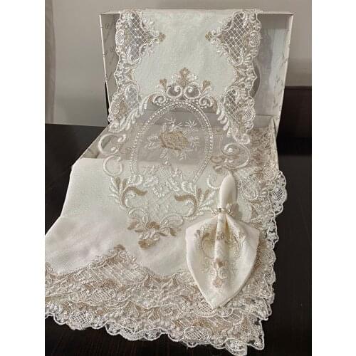 Stain resistant Lux Table Cover Set Dinnerware Set 12 Personality