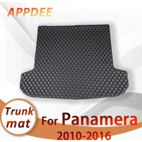 APPDEE Car trunk mat for Porsche Panamera 2010 2012 2013 2014 2015 2016 cargo liner carpet interior accessories cover