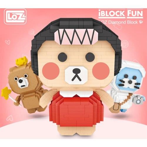 LOZ Micro Small Particle Wood B- family Puzzle Assembled Adult Relaxation Toy Gift