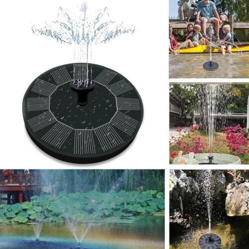 Mini Solar Powered Fountain for Garden Bird Drinking Water Fountain