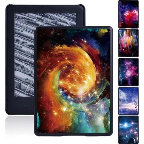 Fashion Case For Kindle Paperwhite 1 5th/2 6th/3 7th/4 10th/Kindle 10th Gen 2019/8th Gen 2016 Space Pattern Tablet Back Shell