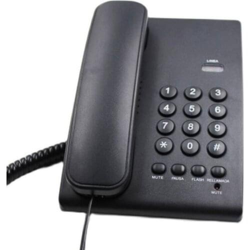 Desktop wired telephone, multi-function telephone, hotel family landline, adjustable ringtone with lightning protection function