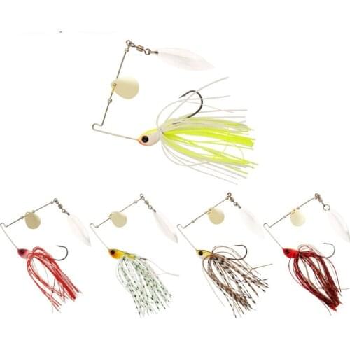 Lua bait cross-border new rotating composite sequin 10.5g5 color bearded man to attack mackerel trout light sea fishing supplies