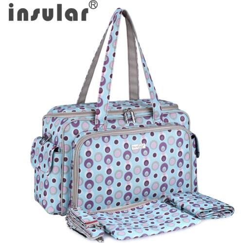 New Arrival Elegant Baby Diaper Bag Nappy Bags Multifunctional Changing Bags Women Tote Bag