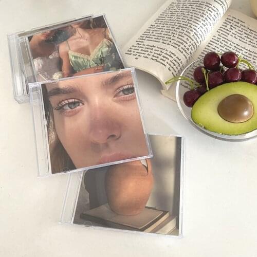 Cutelife Ins Nordic Plastic CD Empty Case With Picture The Ordinary Vintage Ornaments Room Accessories Retro Rum Home Decoration