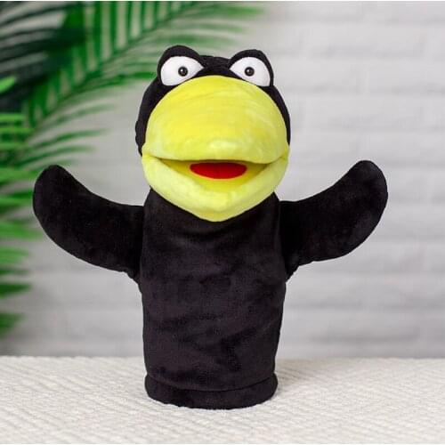 Animal Plush Toco Toucan Hand Puppet Puppets Childhood Kids Cute Soft Toy Story Pretend Playing Dolls Gift For Children, 28CM