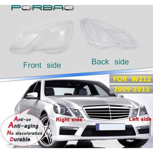 Headlamp Clear shell Transparent Lens Cover for W212 E200 E260 E220 E250 E300 E350 E400 E550 Shade 09-13 Headlight Lampshade DIY