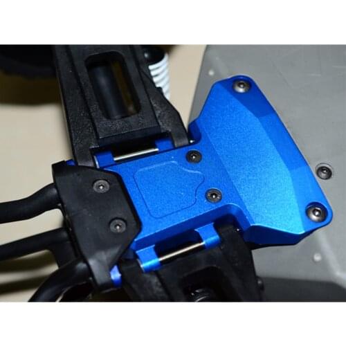Rc Cars Frame Chassis Rear Gearbox Aluminum Alloy Base Mount Fit For 1/10 Scale Traxxas Slash 4X4 Toys Model Upgrade Parts
