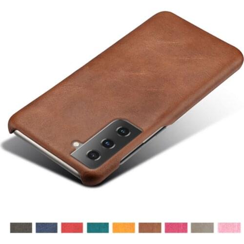 Luxury Vegan PU Leather Cover For Samsung Galaxy S21 FE Coque Wearable Slim Case For Samsung S21 Fan Edition Lite S21fe Funda