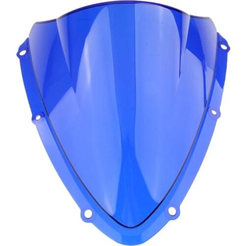 Blue Plastic Motorcycle Windscreen Windshield for Suzuki GSXR600 GSXR750 2008 2009 2010