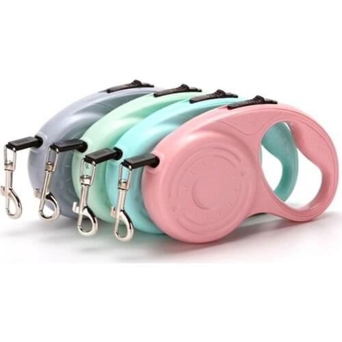3M/5M Automatic Retractable Dog Leash Pets Traction Rope Adjustable Extending Leashes Belts For Dogs Outdoor Walking Lead Ropes