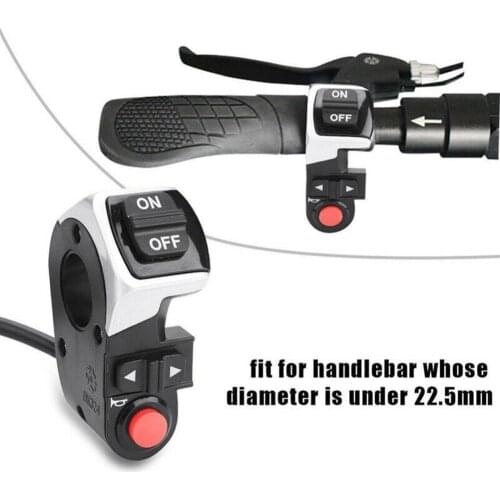 3 in 1 Scooter E-bike Front Lamp Signal Turn Light Electric Bicycle Switch Electric Bicycle Accessories For Outdoor Cycling
