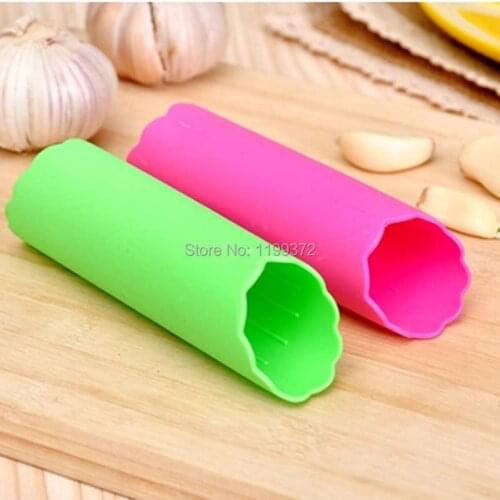 500pcs NEW Garlic Peeler Press Cooking Kitchen Peeling Silicone Tool Crusher Utensils Food