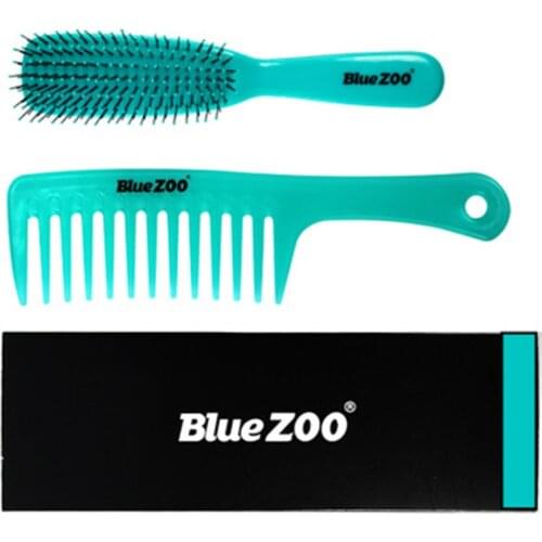 2pcs/set Hair Brush ANTI-STATIC Massage Comb Bristle Women Wide Tooth Hair Brush Salon Hairdressing Styling Curly Hair Comb