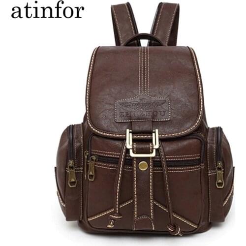 Atinfor Women's Leather Backpacks