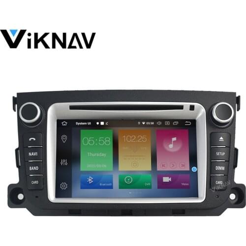 Android car autoradio Multimedia player For Mercedes/Benz Smart Fortwo 2011 2012 2013 2014 car stereo radio Audio DVD Player
