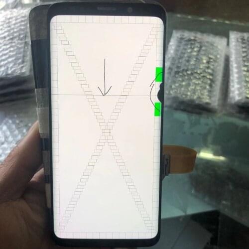 Big dot big burn big line Have a line AMOLED Test For Samsung Galaxy S9 G960 S9+ G965F G965W Touch Screen Digitizer LCD Display
