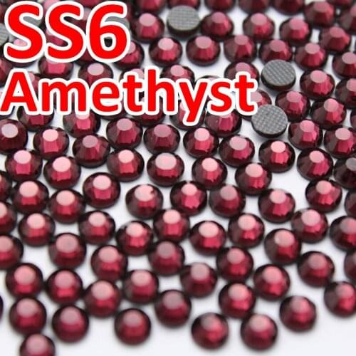 Color Emerald,mini Size ss6(1.9-2.0mm) rhinestones made of AAA DMC Hot Fix Rhinestone,1440pcs/bag/lot ,Flat back with glue