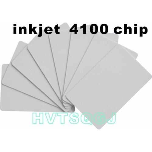 100 Pcs/lot Glossy Inkjet RFID TK4100 Chip Cards Printable PVC ID Card For Epson Canton Printer Access Control Security Cards