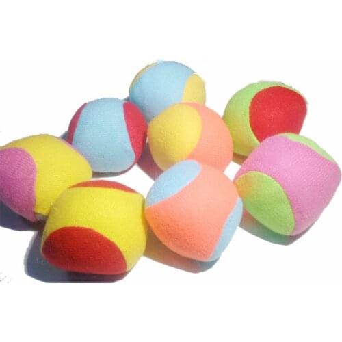 5Pcs Children Kids Sticky Ball Throw Toy Elastic Soft Educational for Outdoor Sport Throw And Catch Ball Kids Toy Cloth Ball ZLL
