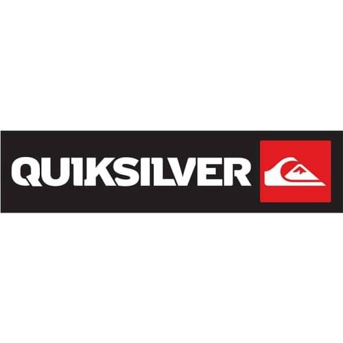 Hot Hot Quiksilver Waterproof Decal DIY Car Sticker Anime Waterproof Scratch-proof Vehicle JDM PVC Decorative 18.2*5.6cm Vinyl