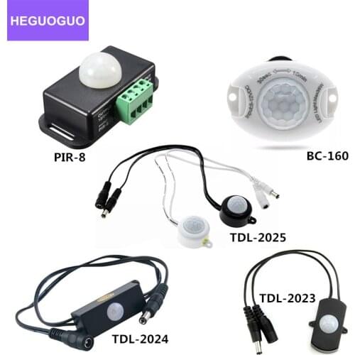 Mini Closet PIR Sensor Detector Smart Switch 5-24V LED PIR Infrared Motion Sensor Detection Automatic Sensor Light Switch