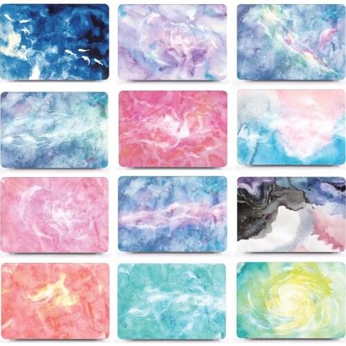 Marble Laptop Protective Hard Shell Case Keyboard Cover Set For 11 12 13 15" Apple Macbook Pro Retina Touch Bar Air A1466 A1369