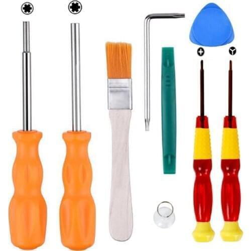 10 set 3.8 4.5 2mm Screwdriver Bit Screw Driver GameBit with Handle for Nintendo SNES NGC switch NS for SEGA Game Cartridge