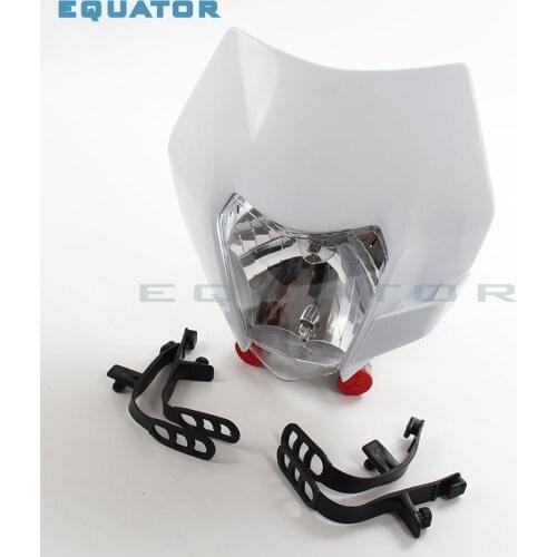 Motorcycle Dirt Bike Motocross Supermoto Universal White Headlight For KTM SX EXC XCF SXF SMR Headlamp new