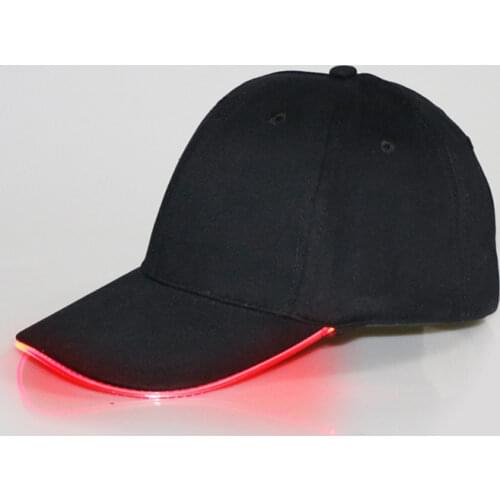 New Design LED Light Up Baseball Caps Glowing Adjustable Hats Perfect for Party Hip-hop Running and More