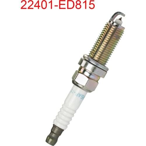 New Iridium Spark Plug for Nissan Micra March Note Tiida X-Trail Cube Auto Part Replacement 22401-ED815 LZKAR6AP-11
