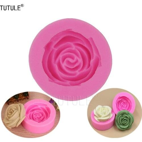 Limited Hot Sale Fda Large Three-dimensional Shape Of Candies And Cookies Roses Die Fondant Cake Mold Soap Liquid Biscuit