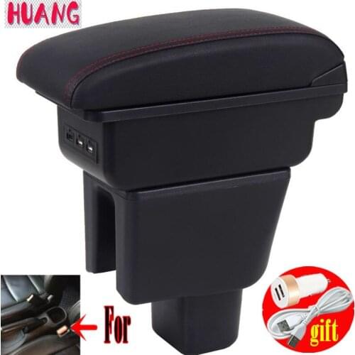 Armrest For Honda BRV honda mobilio BR-V armrest box central Store content Storage box with cup holder ashtray USB interface pro