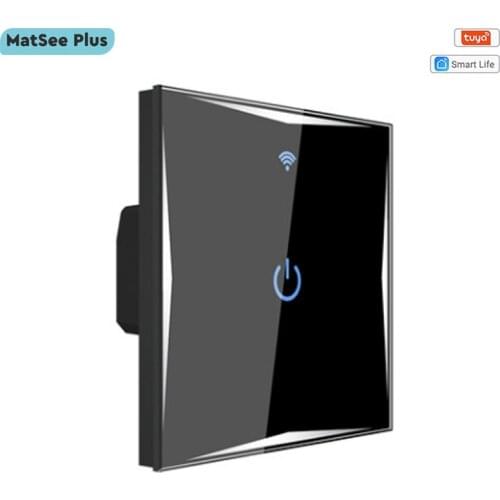 Tuya Smart Life WifI Touch Light Switch 1 2 Gang LED Wall Glass Panel Timer Voice Remote Control Works With Alexa Google Home