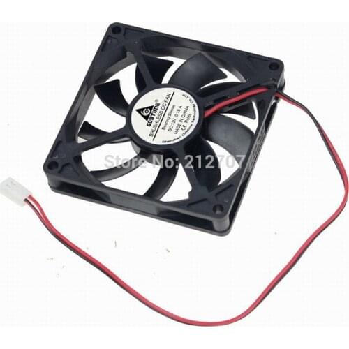 10pcs/lot Gdstime DC 12V 2510-2Pin 8cm 80mm 8015 80*80*15mm Brushless Cooling Fan