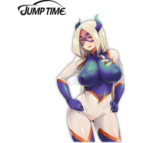 Jump Time 13 x5.7cm For Bokuno Hero Academia Takeyama Yuu Vinyl Car Stickers Air Conditioner Decal Trunk Occlusion Scratch Decor