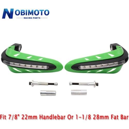 Motorcycle Hand Guard LED Motorcycle Universal LED hand guards protectors For Dual Road Motorcycle Dirt Bike ATV Scooter Hand